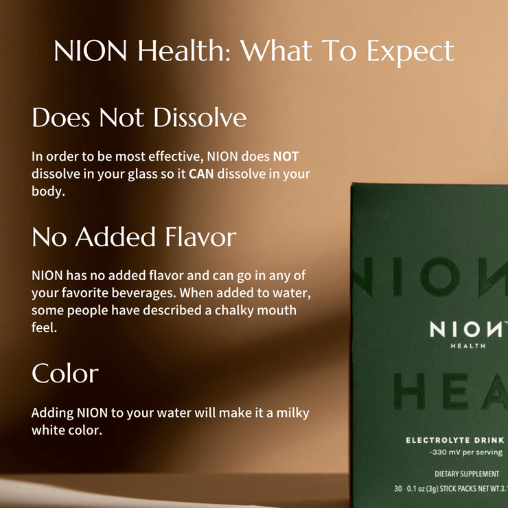 Nion Health Sugar Free Electrolytes No Added Flavor