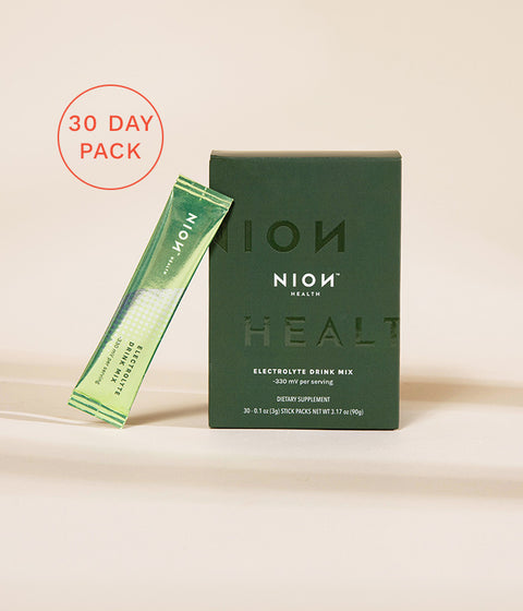 Nion Sugar Free Electrolyte Powder Packaging